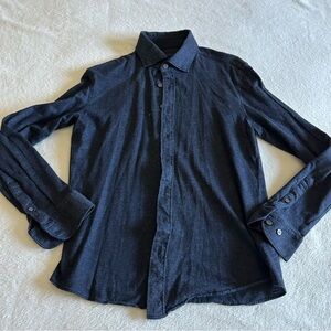 Classic Black Button-Down Shirt